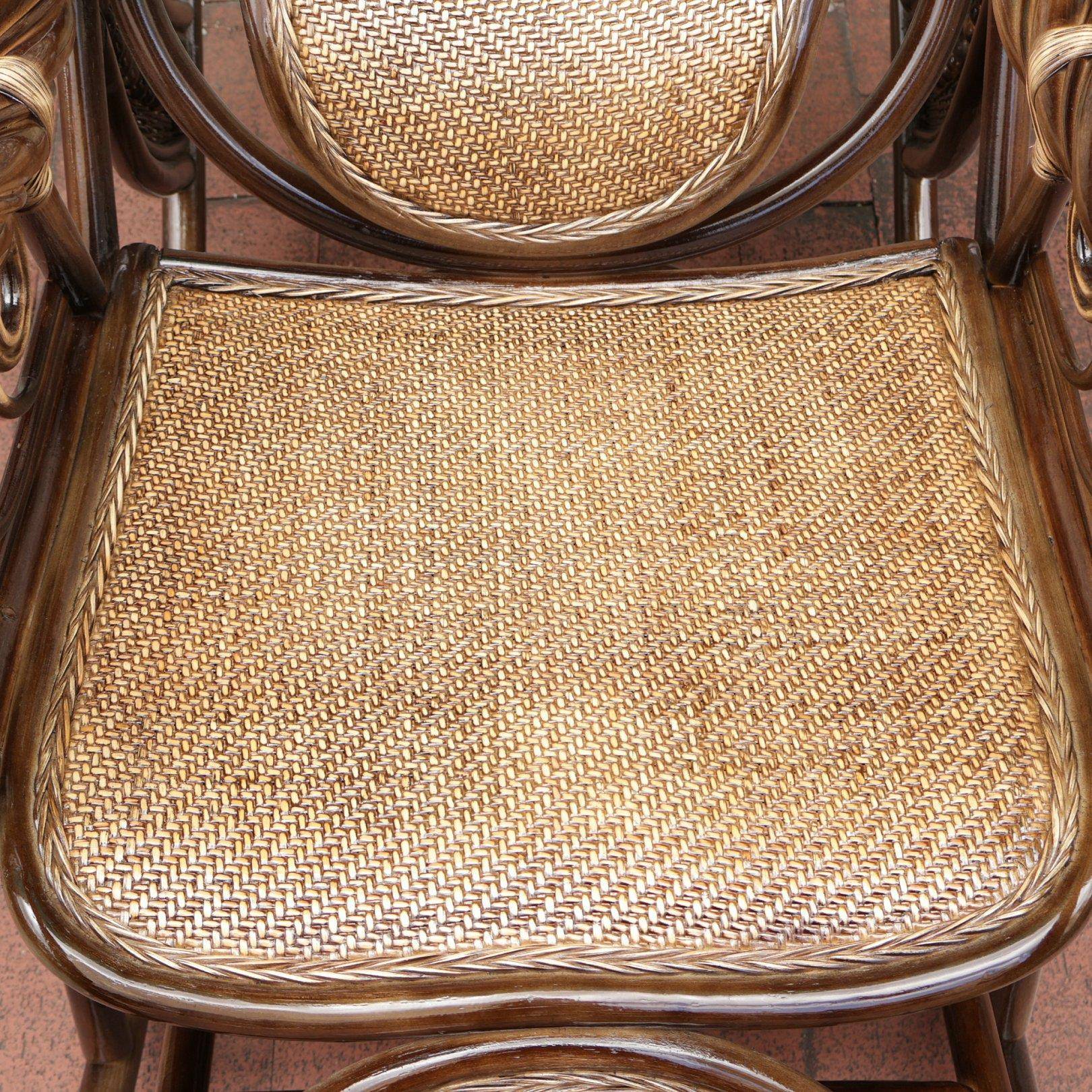 天逍然藤摇椅老人真躺摇椅摇椅遥椅阳台客厅送礼POO高端休闲椅藤