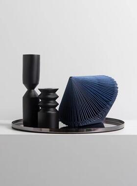 欧式意家水晶玻璃烟灰色醒酒器创红酒装饰酒瓶酒件VFS具托盘摆饰