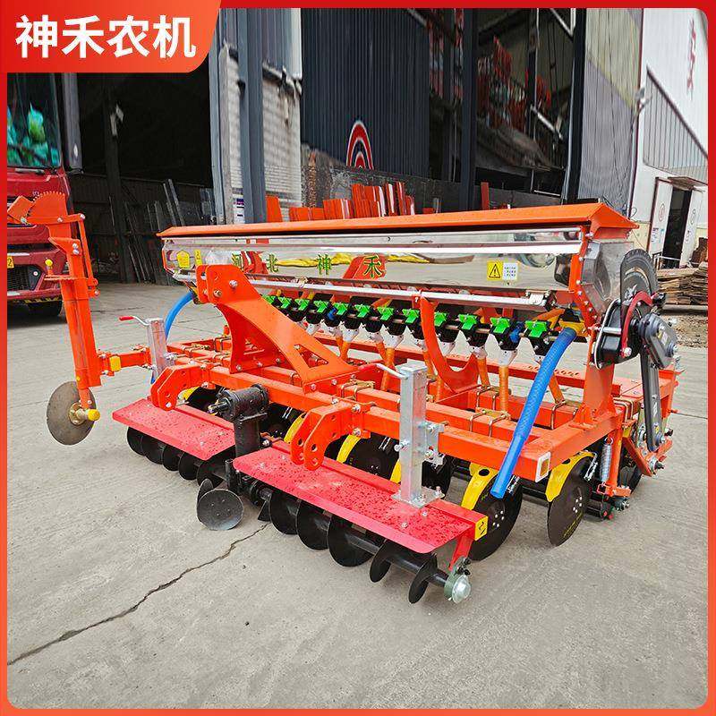 小麦圆播种肥一体机盘单箱播种机可URV调四轮车神禾施诚招经销商