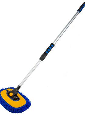 擦大货车洗车用拖把专用厚加粗刷子汽车大巴大客79017车长杆加伸