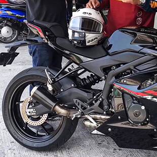 适用0000于凯越450RR摩改托车装回全段排气管旋套装车专直上23-24