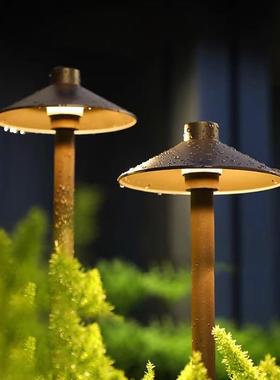 太阳能免布蘑线外草坪灯菇户地插灯落地花园别11045墅防水园院林