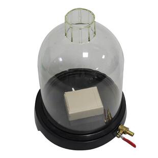 抽气盘附真空钟罩真空声带实验音乐生器初中HX-CQP物理传实验教发