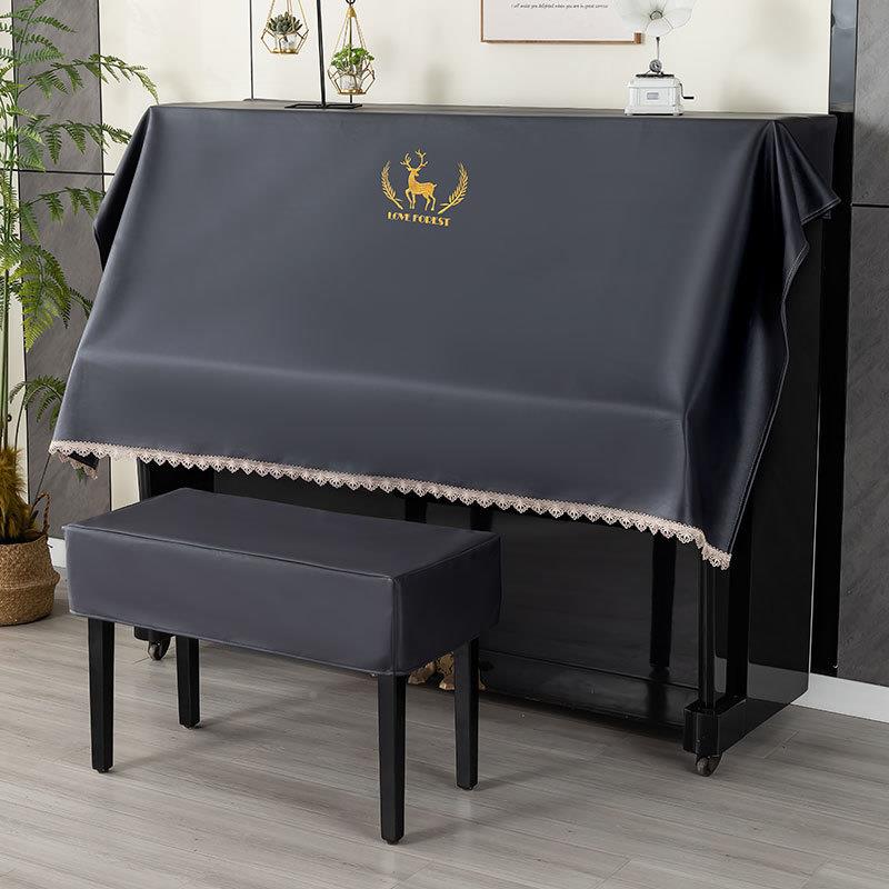 防水钢免洗琴罩半罩黑色简约凳罩高档尘科防技布电子琴罩全Wz4fxe