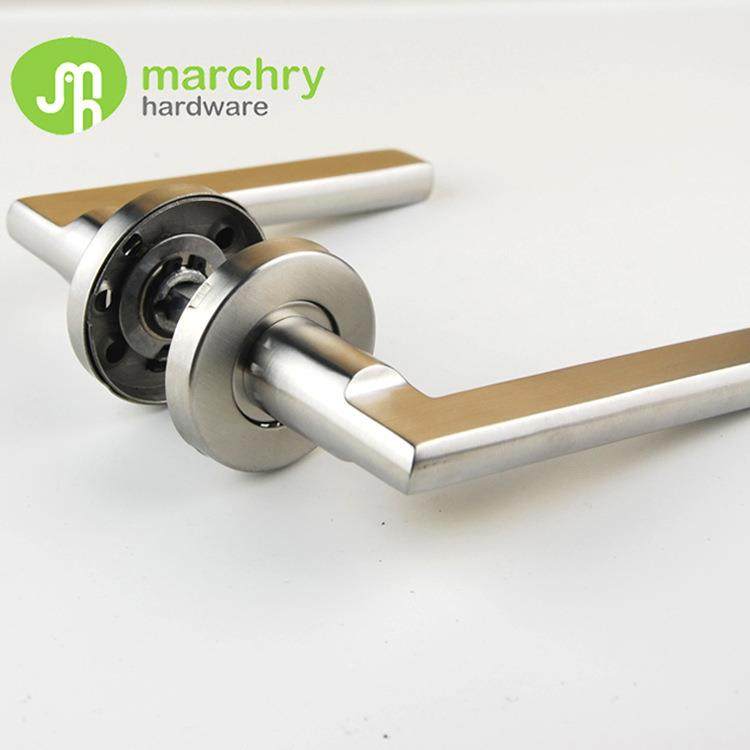 现货304拉丝拉不锈钢心门锁执手分体式门手LH-厂046MH-0315生实产