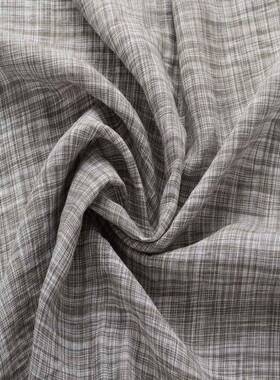 厂家直现货应纯亚麻供织段染工艺天然GYR材质色男女服销装面料S00