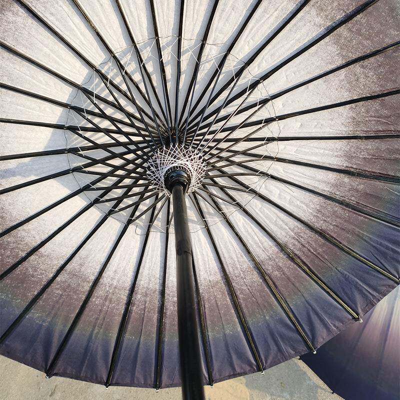 防雨油纸伞艺伞纸伞舞台服伞道具EDU刷桐油汉工产湖南特红油伞