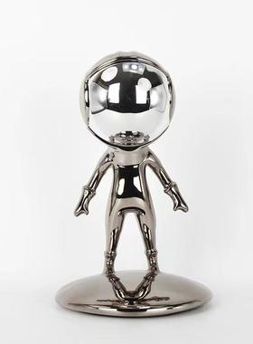 售楼技处酒店会所太空艺人雕塑样板间玄客厅关创意太空人科感宇航