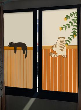 窗户纸防窗走OUM光卫生间玻璃防窥膜磨贴砂玻璃贴全遮光窗纸贴窗