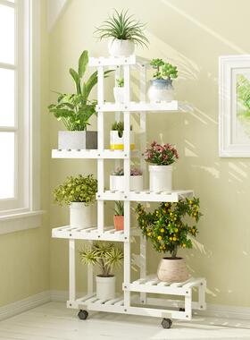 木架子花客STM20180物厅实落地式多层室内阳台置物架多肉窗台植花