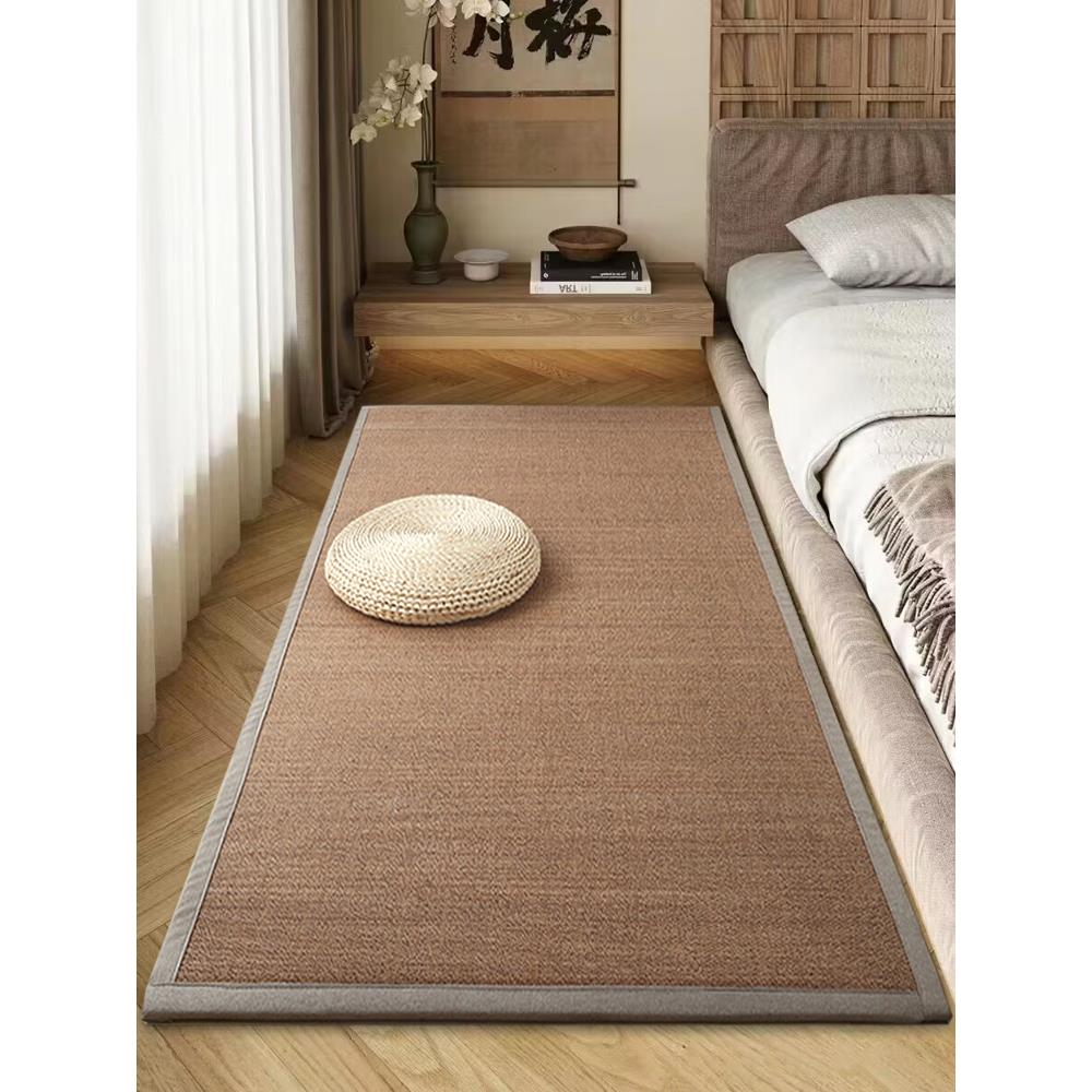 茶台地垫编日式原木地毯民宿床边毯榻榻米厅垫客风茶HM-0218室打