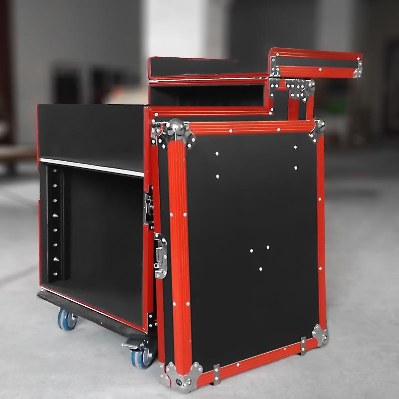 专业1音6U航空箱舞JHS33机柜音响功放柜混 器无线线话筒台12U防震