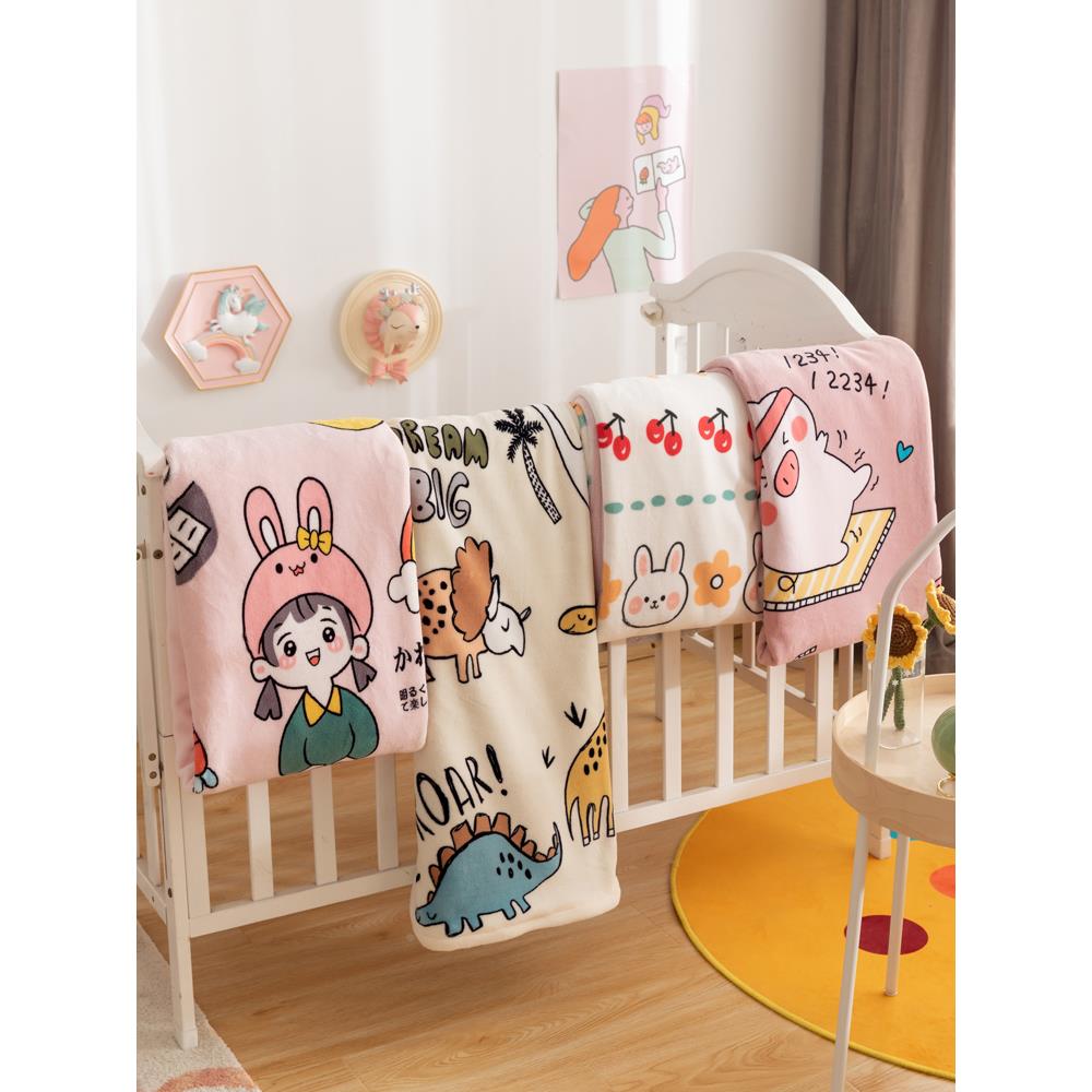 加厚牛奶丝绒瑚绒儿童床床单单珊张1.IFS2丝米宝宝幼儿园冬季绒毛