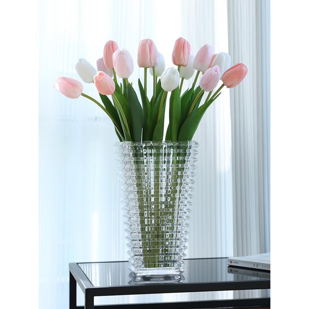 手感保湿郁花客金香仿真高AL-1475 档假花厅轻奢内餐桌摆设高室端