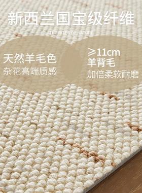 大宅标配羊侘毛地毯客地厅20ymym123225新奢款轻高级感纯色寂沙发