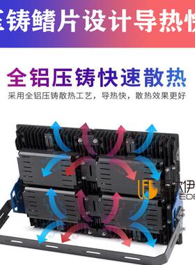 灯led模组道灯隧泛光路投光QCD-X灯防水射工地足球篮球场投高杆灯