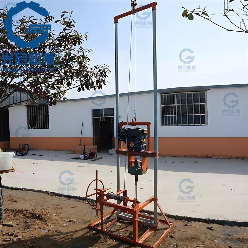 打井机机小型家用测管疏通钻农村SJQ家民用打深水井汽油用打声井