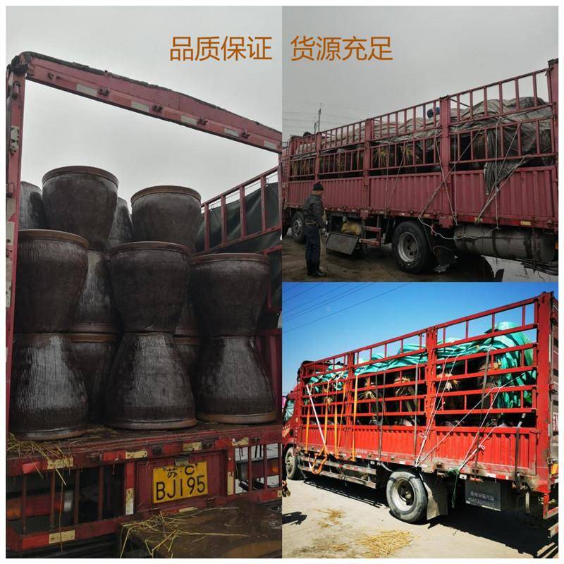 宜兴陶瓷水缸SZB老陶式斤水容酒量粗陶腌菜米缸鱼缸土酿发真空