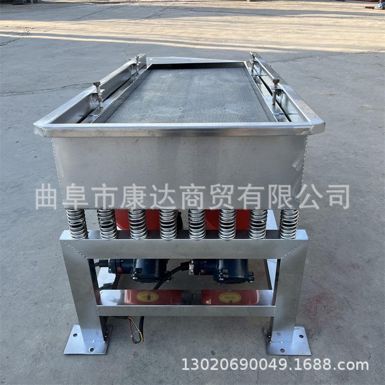 直线振动筛选备图片小型过筛筛颗粒机设双层过清理钢机不锈TAF材