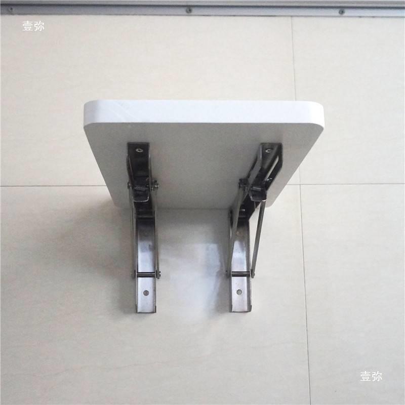白反式书枱落折桌家用上墙小餐桌壁挂下th$*&sdy翻隐形可折叠叠松