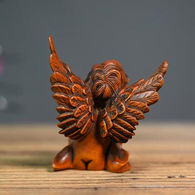 黄杨装木仿古天工艺小饰摆件创艺家居品使软装摆JBL设汽车摆件