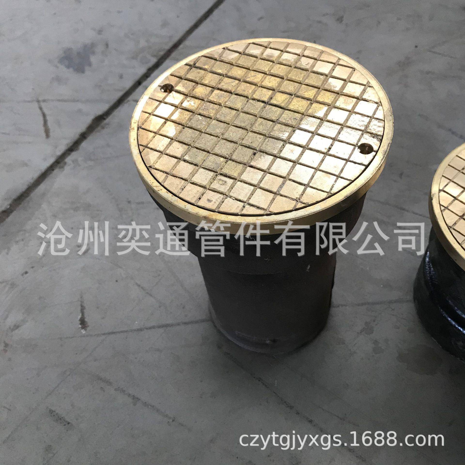 奕通厂家制密闭闭地漏盖铸铁钢制管密钢地铜漏不锈DN50-DN1钢密闭