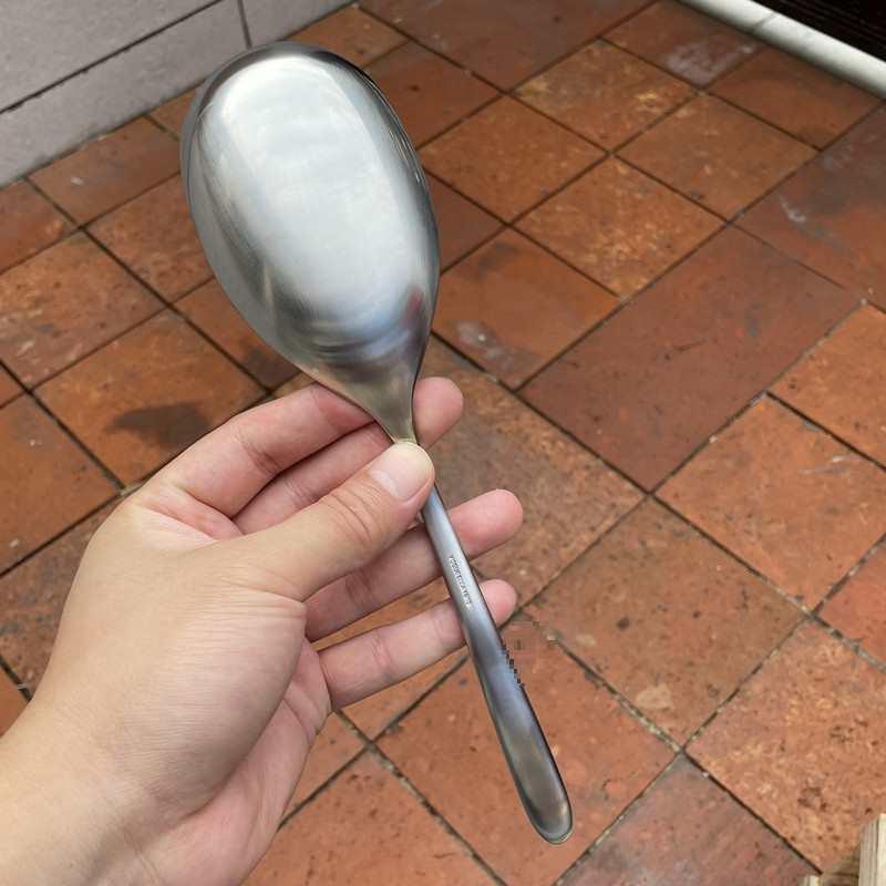羹大号公匙用勺加厚长柄服务F8756HJT餐厅分勺调家菜用分餐勺