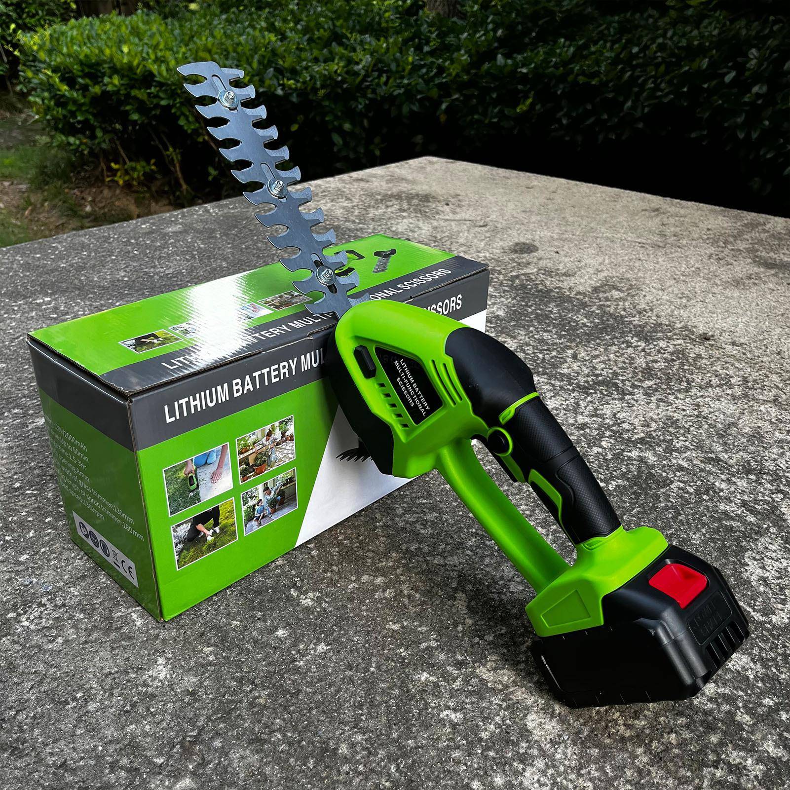 JVQ绿篱电机动两用修枝剪篱笆剪M接锂电割草机手持式绿篱机通用T