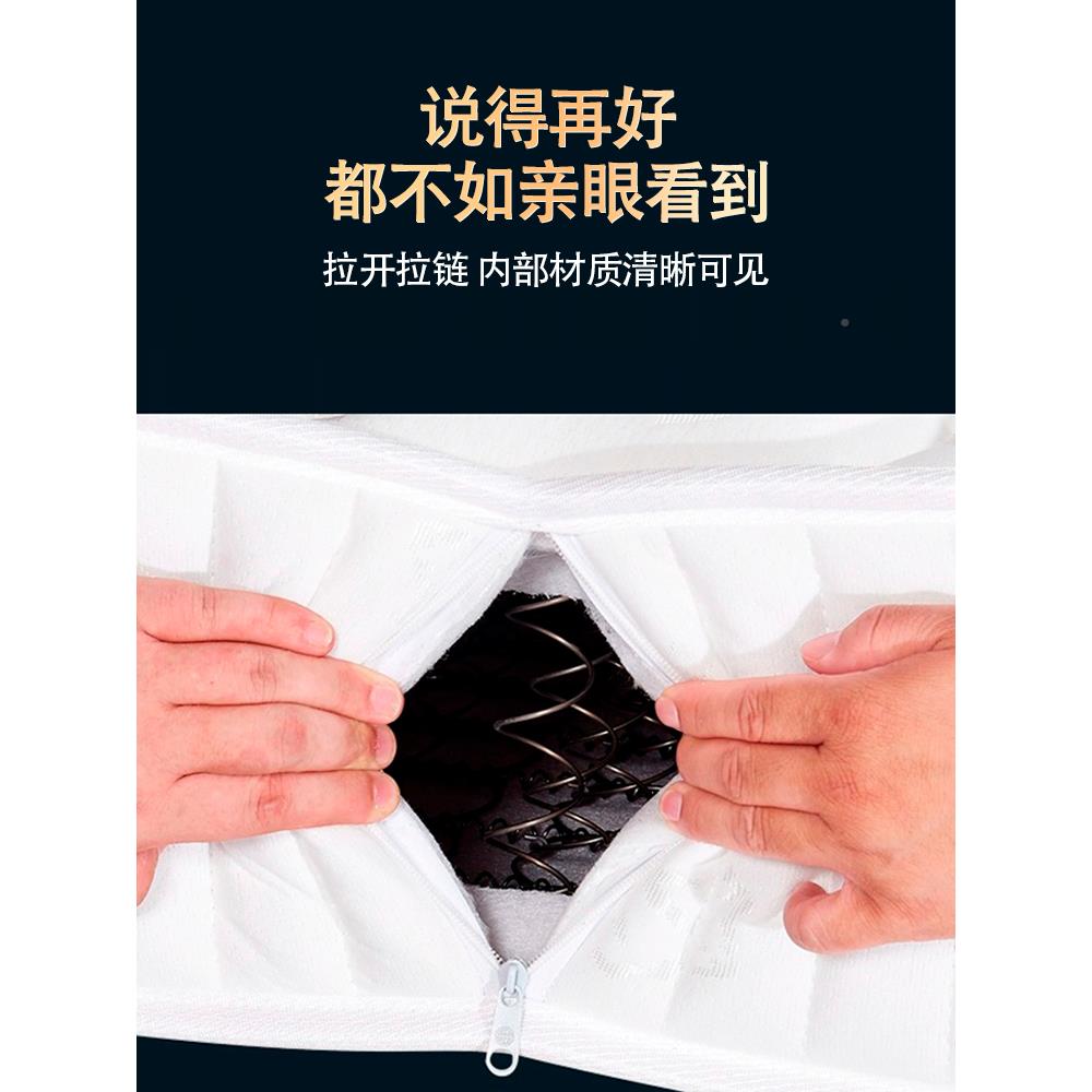 席梦思弹床簧TCE垫厚0型cm家用软垫2偏硬垫椰棕榈乳胶经济五酒店