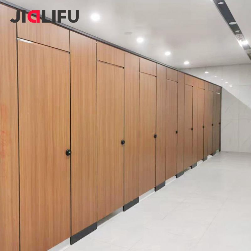 厂家直销水防火防公共所107隔板成品厕木纹抗倍板卫生特间隔断