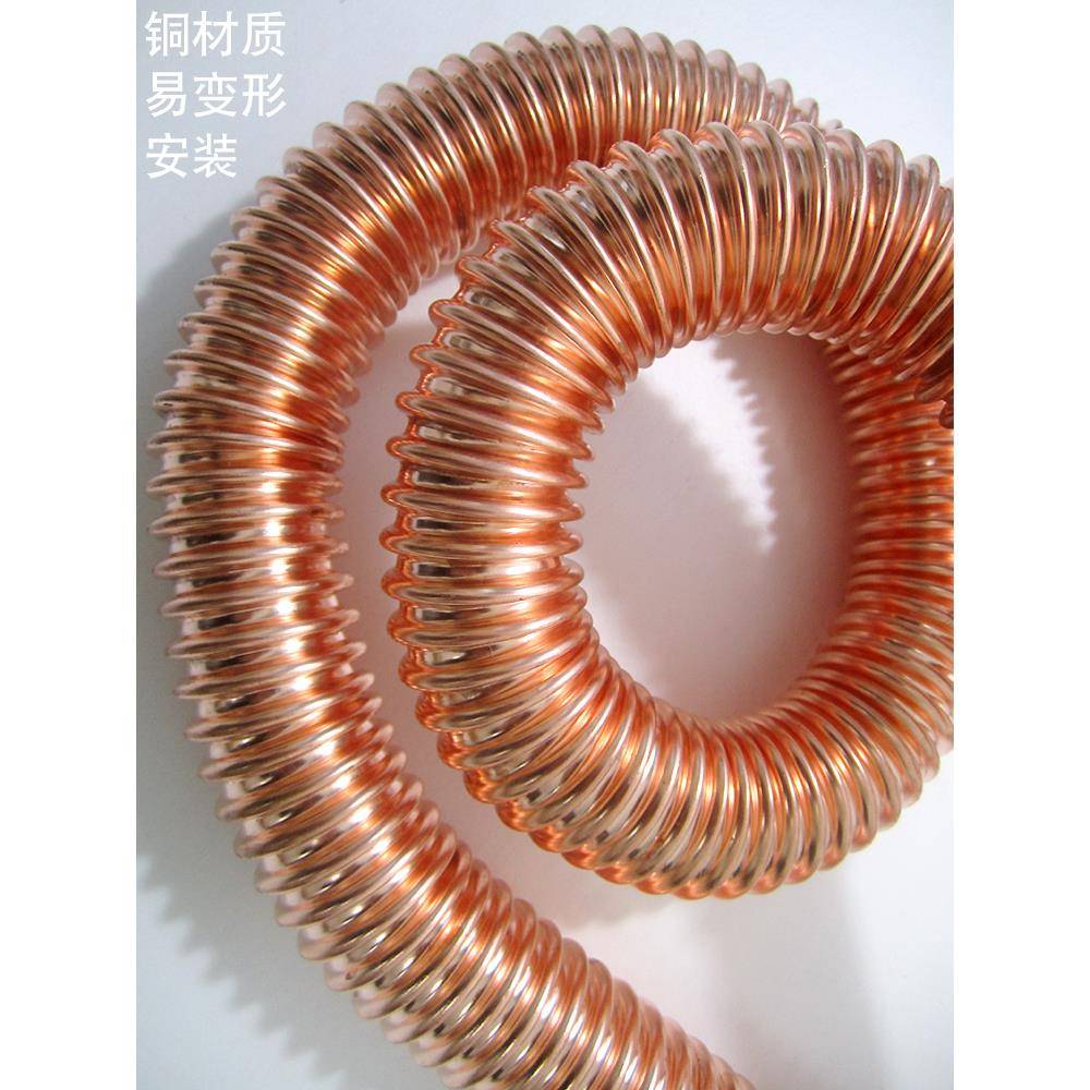 浴缸下管水管加长紫铜排水全铜位942管浴下水器移延长管盆出水配
