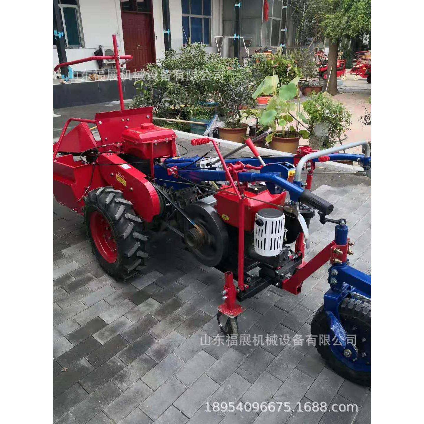 新款多功能电启动玉米收获XTJ一可体山机地丘陵高低单行掰棒调子