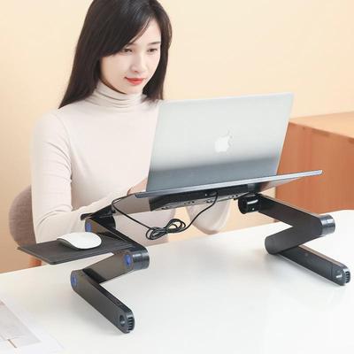 宿舍懒人折桌叠电HDG脑桌加款懒便携书桌带人散热器床上折叠长书