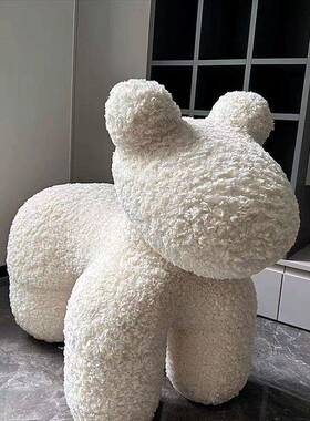 马椅卡小通子儿童沙发落创意凳网红座椅ZXH动物懒人客厅地摆件沙