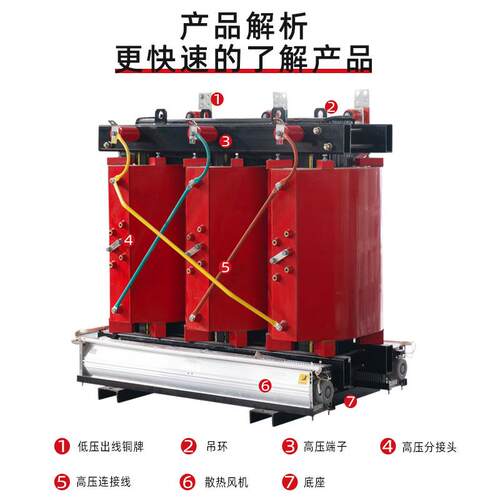 2CB10三相干式电力变压器树脂浇配电10k注v/S6944911kv/2kv/35kv