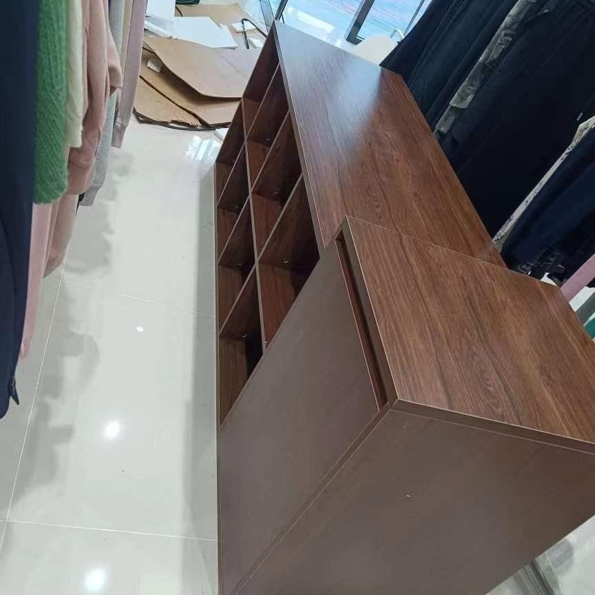 服饰古269装店中岛桌复展示台边柜物储柜装柜摆件展台陈列展示整