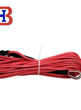 家直销越蓝野车厂绞盘绳HXT红色色黑米色6×15毫量大优惠