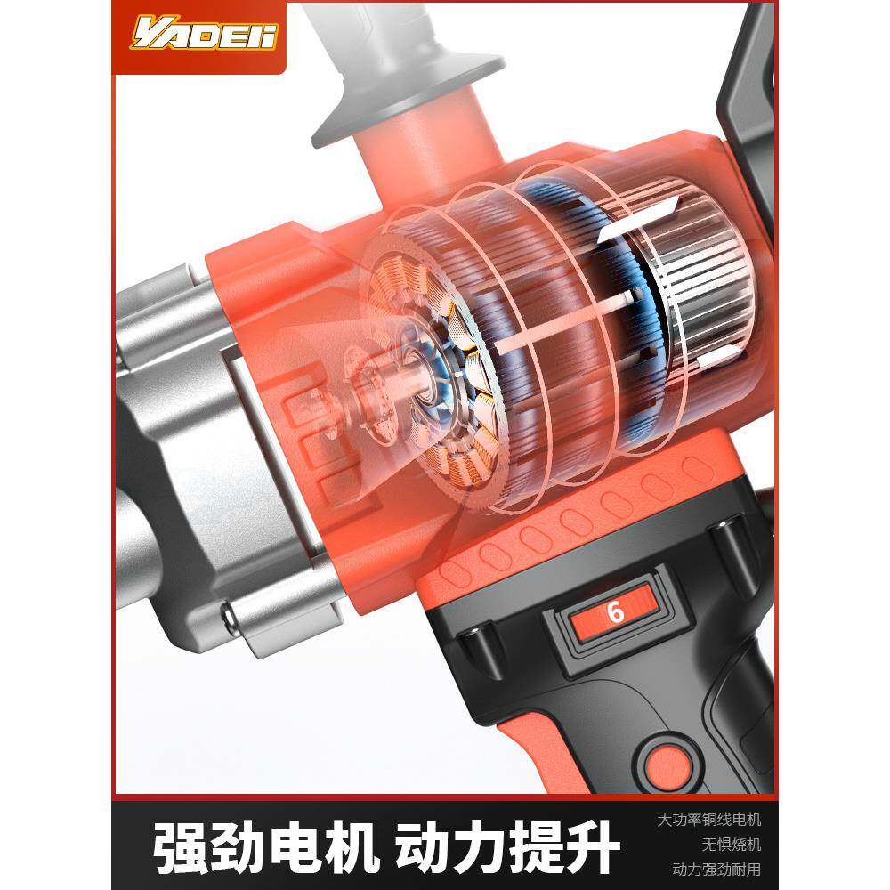 飞机雅钻电动搅灰机大率RCH腻子粉油水泥打功浆机打灰机搅拌机通
