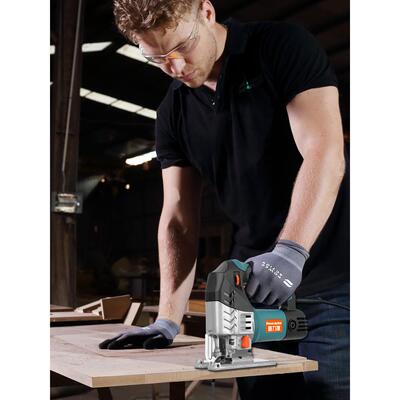 普工业级电动REM曲线锯木捷工电锯多功能家用割机切手工锯电动工