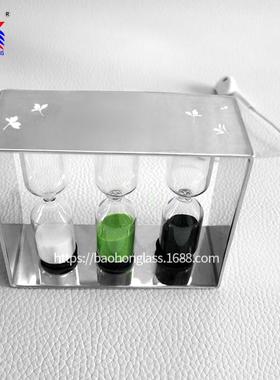 创意3XBH-8512/5/分钟泡茶煮咖泡面7属沙啡漏3金04不锈钢流沙瓶小