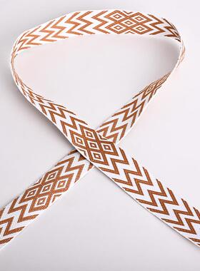 3.8m小方块带涤纶TSL织c带双面间色提织带箱包背家纺服花装辅料