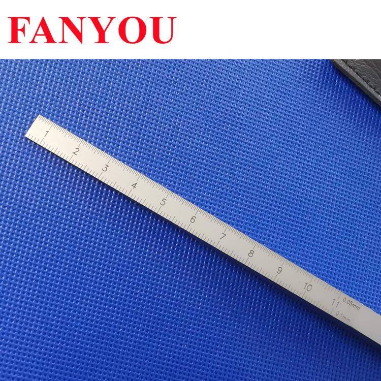 凡莜锈钢形塞尺间隙尺孔尺径规不斜面游楔标平整度510量双刻线