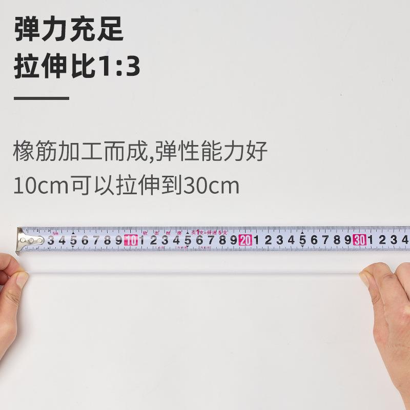 厂家现货1比3弹6462mm带8m头花m松紧大肠发圈用松紧高带扁窄走马