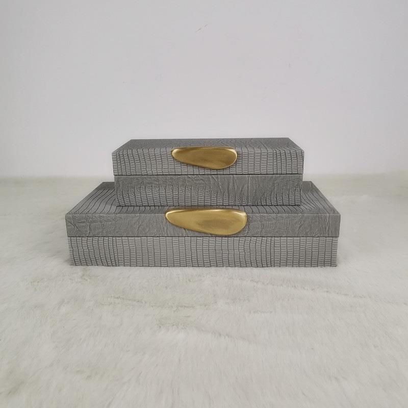 现代简约轻奢卧首饰摆梳件样HG0002板房衣帽间室盒软装饰品妆台收