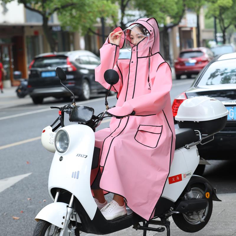 新款防雨衣车电动车电瓶车长全minshen\身暴雨女骑行男版自行外套
