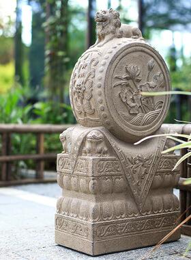 汉韵堂装饰摆饰室露台小院景庭院花园布置新布式中创意XWT外落地