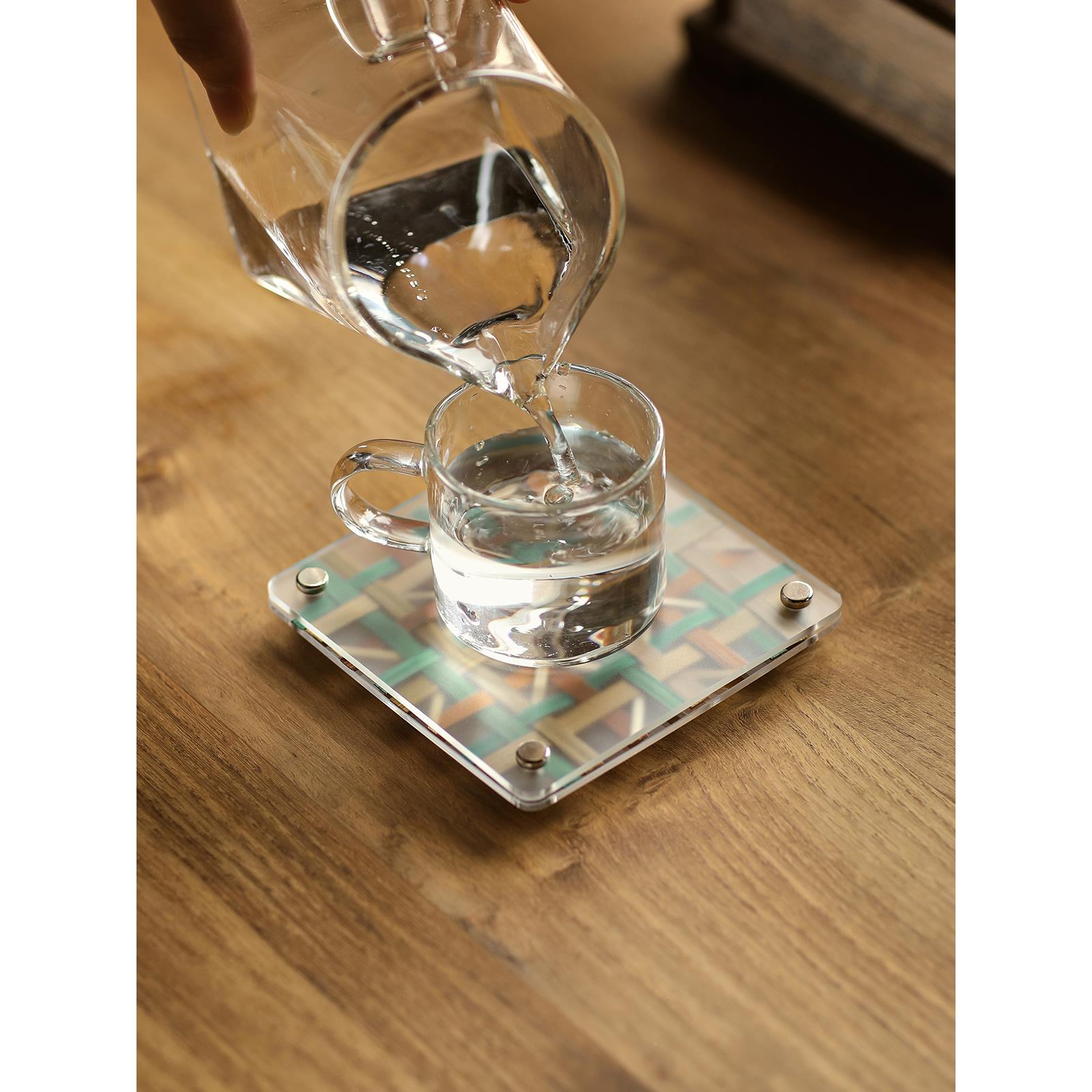 篾匠姑娘 煌杯IUQ垫文DIY竹编手工材料包非手工暑假亲子团敦遗建