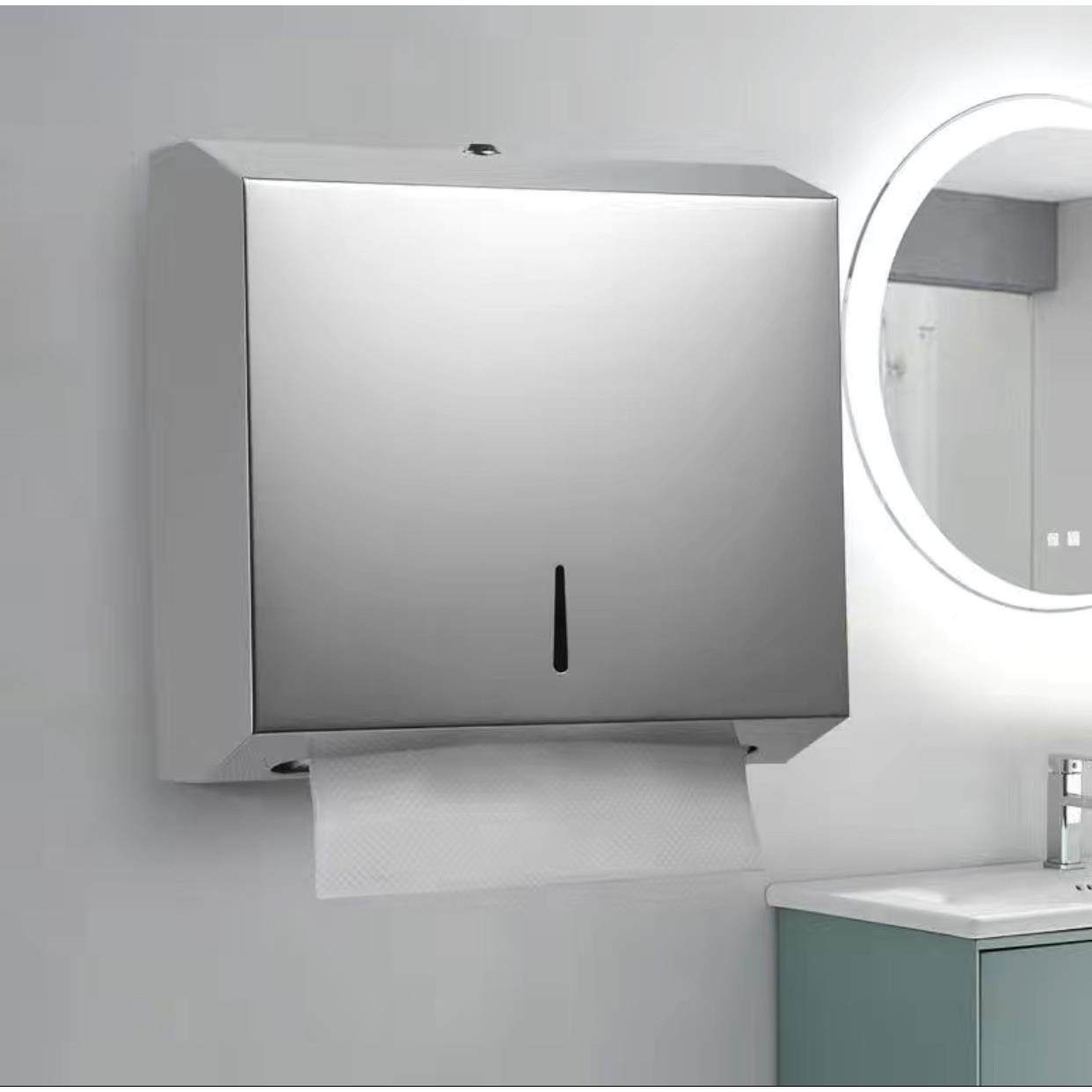 卷304不锈钢大大卷盒纸工程酒店公共盘纸巾盒厕所纸器大卷2671纸,收纳整理,纸巾架,淘宝优惠券,粉丝福利购,淘宝优惠卷