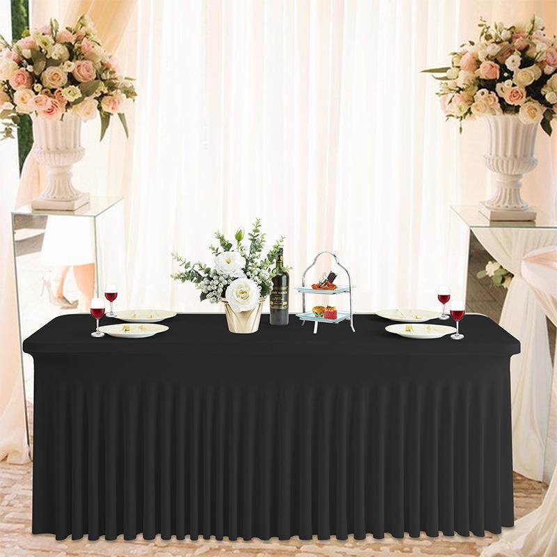 弹力长方形裙长桌议套太阳裙摆桌台布婚宴庆会酒店会活DPG动桌套,节庆用品/礼品,桌裙蓬蓬纱,淘宝优惠券,粉丝福利购,淘宝优惠卷