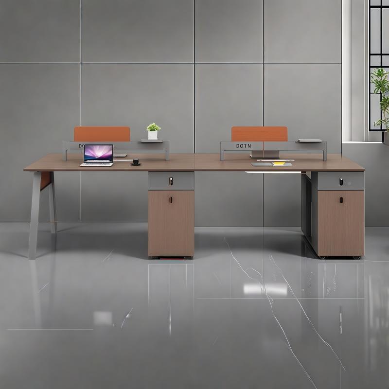 卡职员办公桌椅组合简电约现代单人员工脑桌座财BY-966务单双工隔